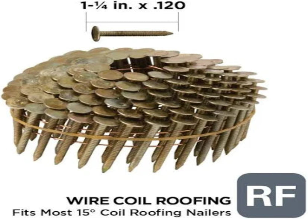 Stinger Coil Roofing Nails 1 1/4